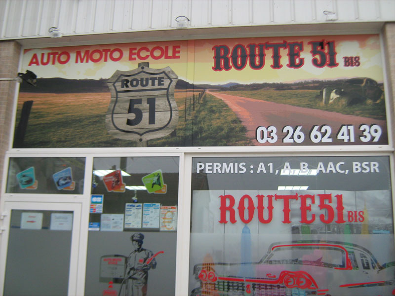 Auto école Route 51, Vitry le François, Marne, ChampagneArdenne. galerie